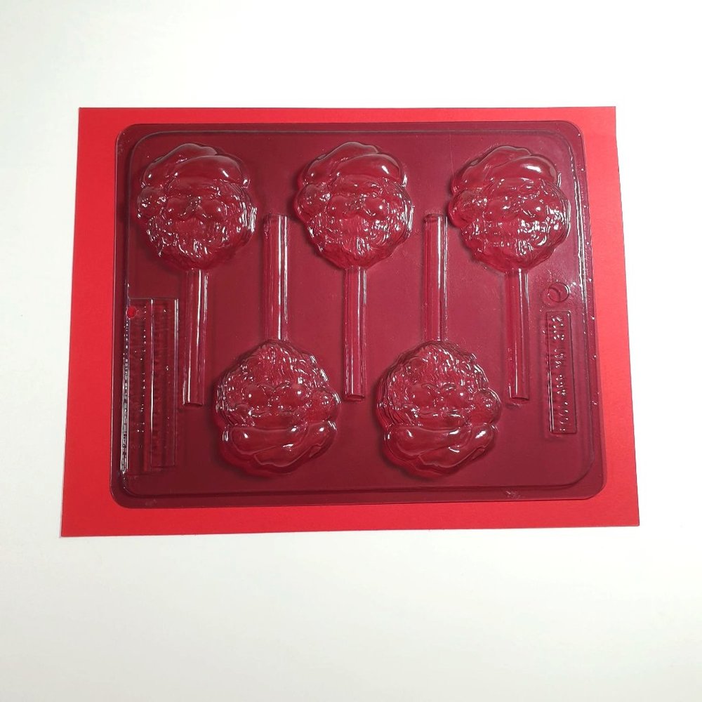 Vintage Candy Mold Santa Suckers Chocolate 2022 Melts, Ice Cube, Thanksgiving